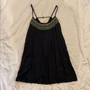 American Eagle flowy embroidered dress